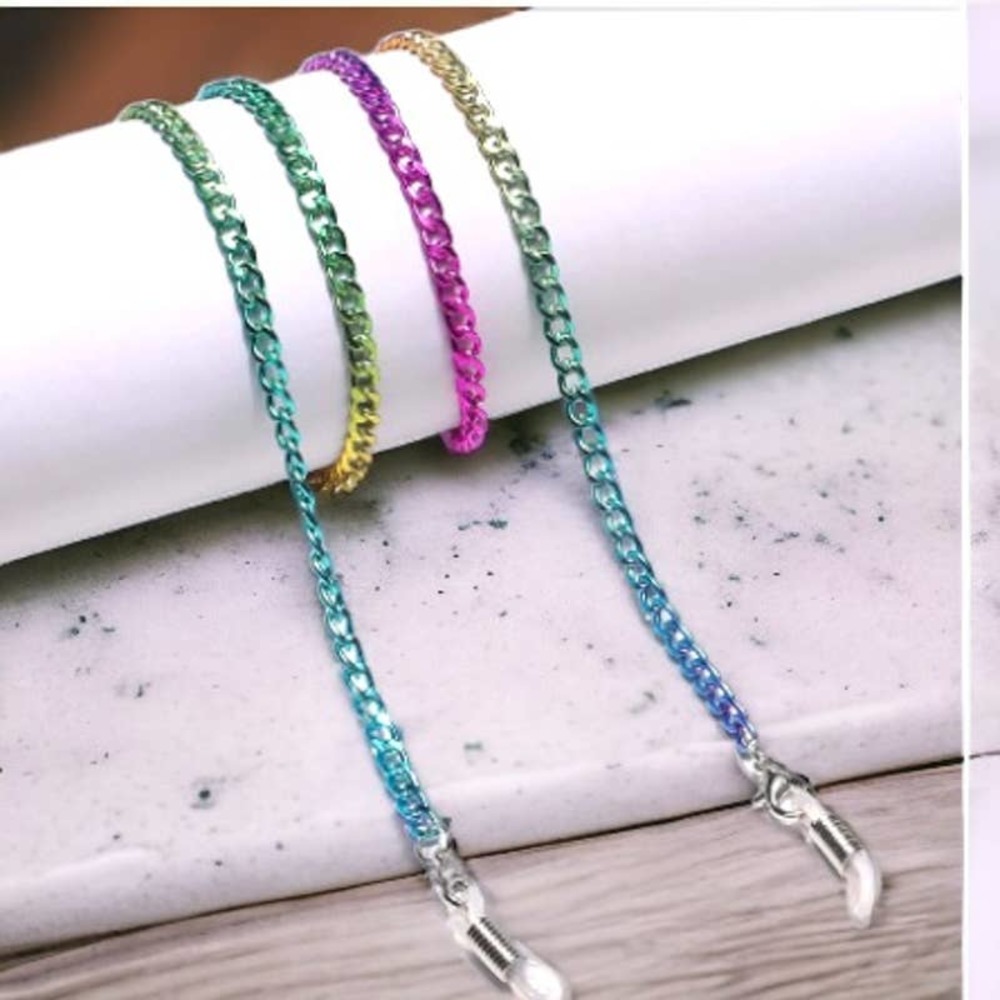 Ombre Chain-link Sunglass Chain - Multi